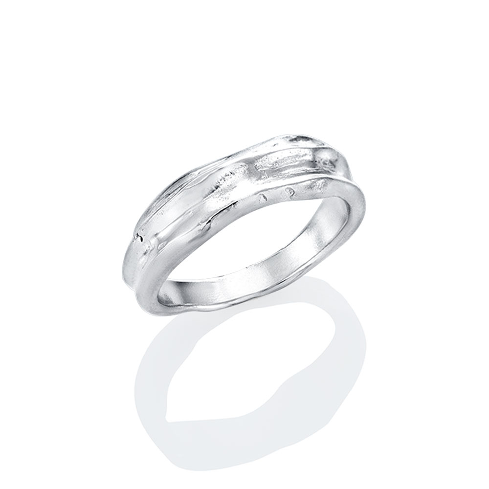 01 Texture ring (Silver)